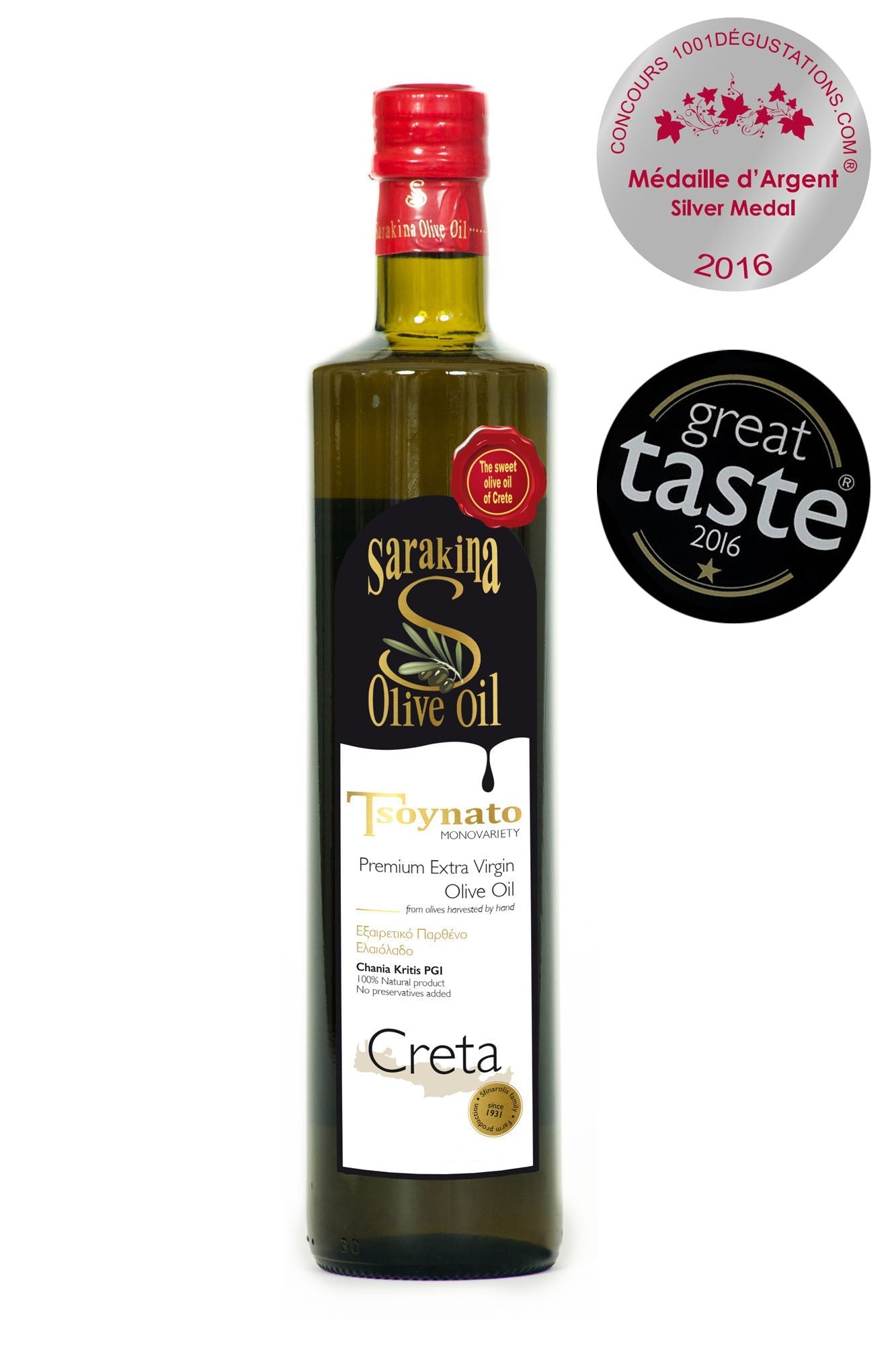 Greek Cretan Tsounato extra virgin olive oil