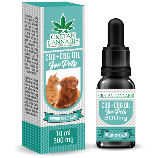 CBD+CBG Cannabis Oil Broad Spectrum For Pets (3%)