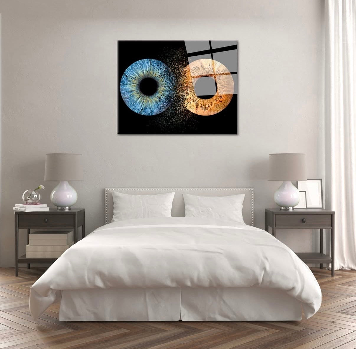 Quad Iris Photography Metal Poster