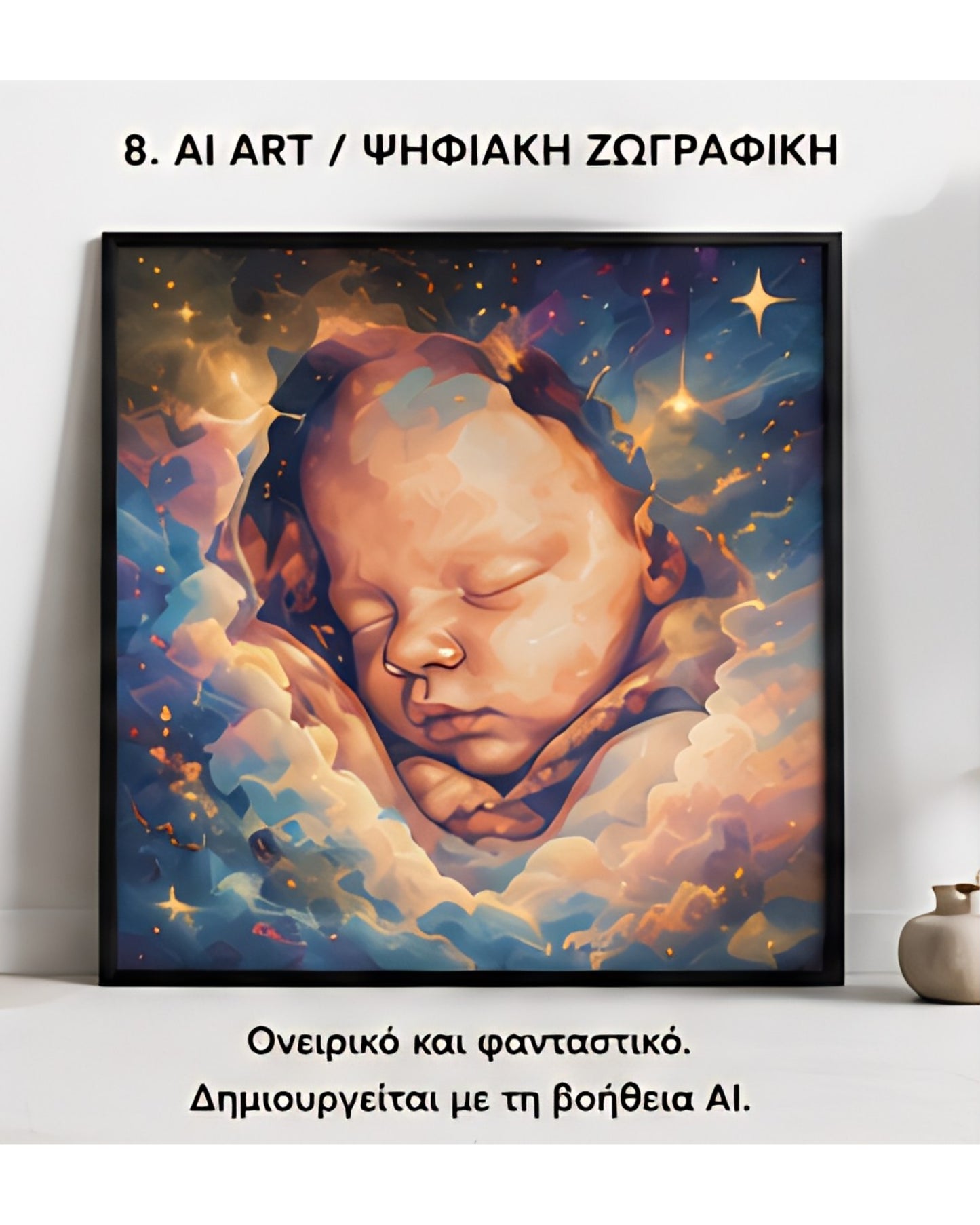 Ultrasound Memory Art | Custom Baby Sonogram Poster | Metal Print Ψηφιακή Ζωγραφική AI Art
