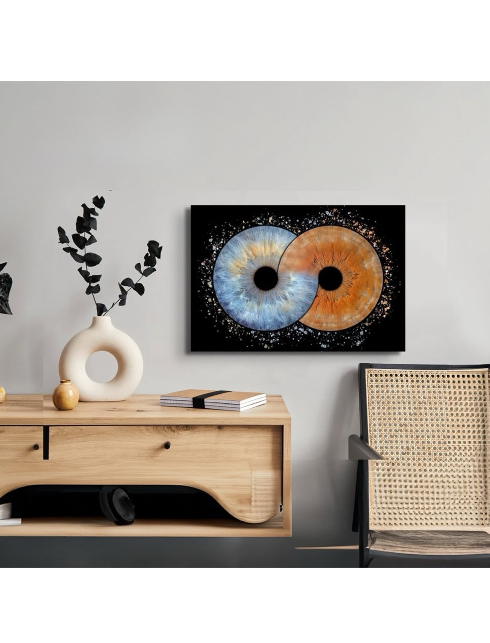 Quad Iris Photography Metal Poster