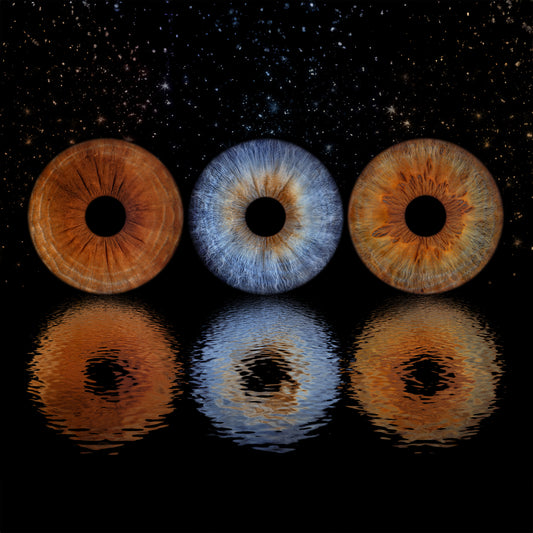 Triple Iris Photography Metal Poster Ocean